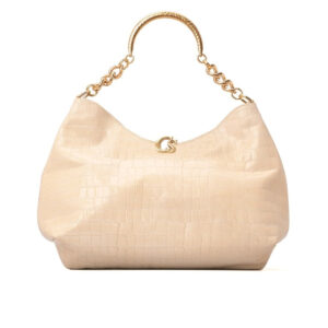 Bolsa Hobo Bege Manteiga