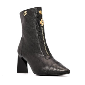 Bota Geometric Preto