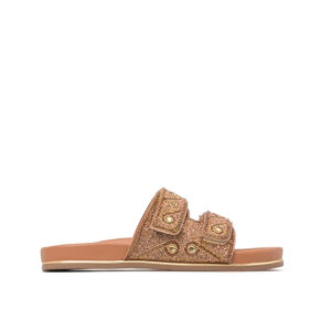 Papete com Bordado Artesanal Caramelo