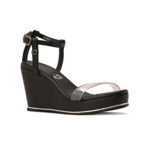 Sandália Anabela Preta