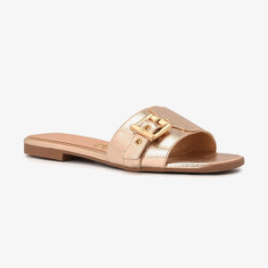 Rasteira Fivela Dourada Gold