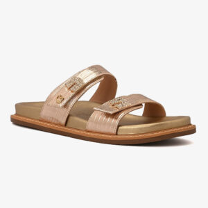 Papete Dourada Gold Tiras Cristais