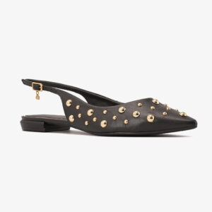 Sapatilha Slingback com Metais