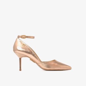 Scarpin com Tira e Fivela Gold