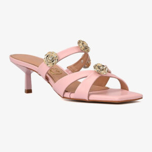 Tamanco Metal Peach Fuzz