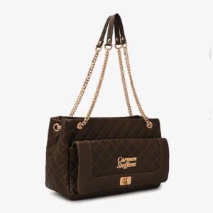 Bolsa de Matelassê Verde Musgo