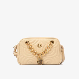 Bolsa de Matelassê Bege Manteiga B497413