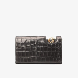 Clutch em Couro CS Preta