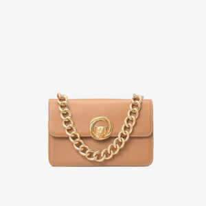 Bolsa com Corrente Bege Croissant B629413