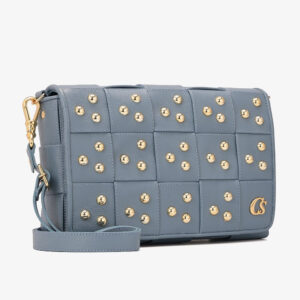 Bolsa Trançada Azul Índigo