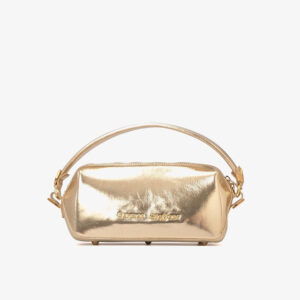 Bolsa Casual em Couro Gold