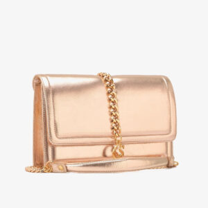 Bolsa Dourada com Pulseira