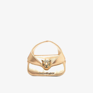 Bolsa com Aplique de Leopardo Gold
