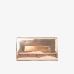 Clutch em Couro CS Gold