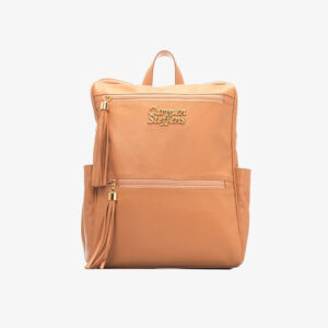 Mochila com Bolsos Externos Bege