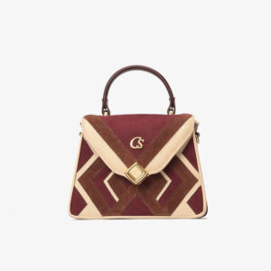 Bolsa de Patchwork Bordô Cherry