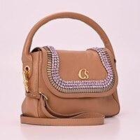 Embelished Bag Baunilha