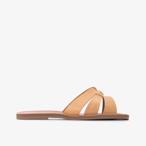Rasteira com Enfeite Personalizado Bege Camel