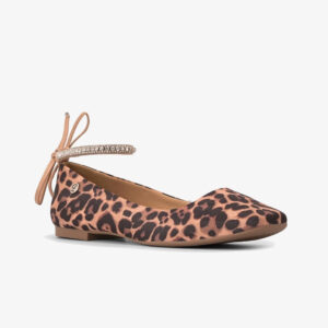 Sapatilha com Amarração Animal Print