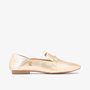 Mocassim com Bridão Dourado