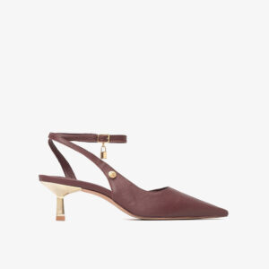 Scarpin Slingback com Fivela Cadeado