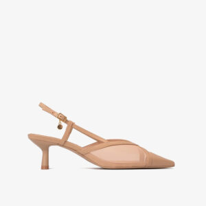 Scarpin Slingback com Tela