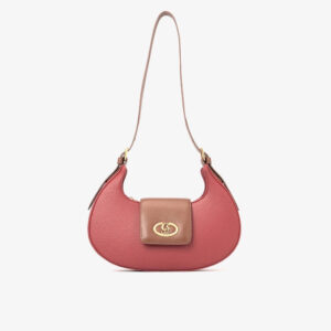 Bolsa Baguete Meia Lua Bordô Cherry