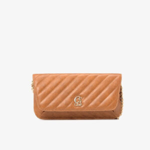 Bolsa com Matelassê Caramelo Castor