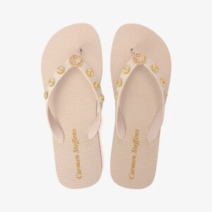 Chinelo com Metais Off-White
