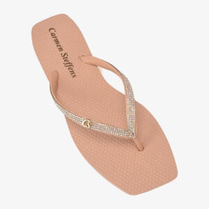 Chinelo Rose Brilho