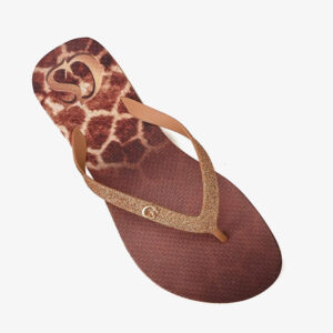 Chinelo Anabela Tan Estampado