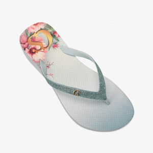Chinelo Anabela Azul