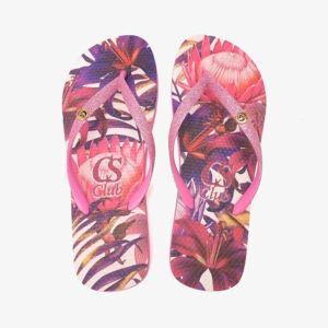 Chinelo com Estampa Amora