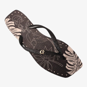 Chinelo Beija Flor Black