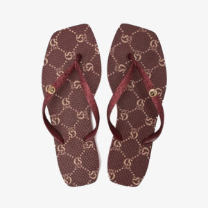 Chinelo Logomania Bordô
