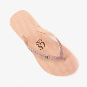 Anabela Glitter Rose