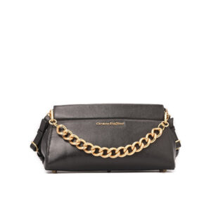 Bolsa Elegante com Corrente Preta